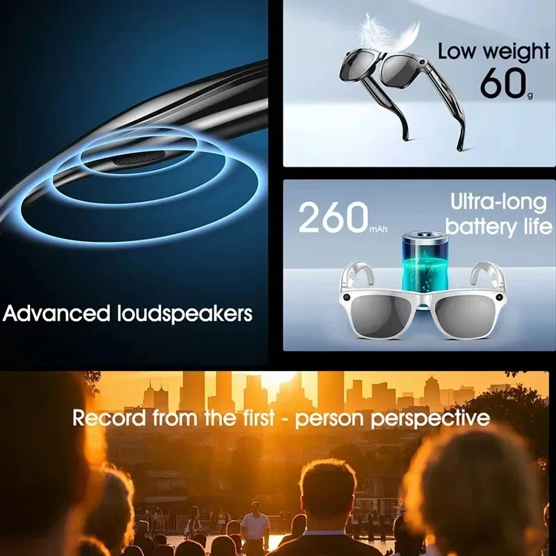 Audio Music Video - Lenovo 8K Vision AI Eyeglasses Built-in