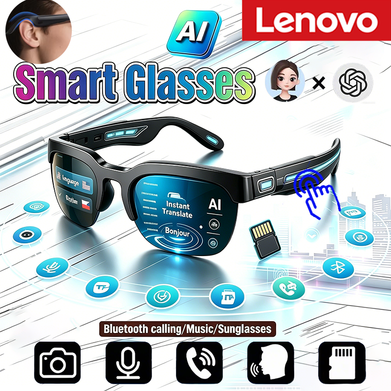 Audio Music Of - Lenovo HOT BT Audio Bone-Conduction Smart