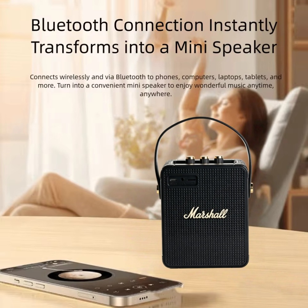 Audio Music Spotify - 2026 Marshall Stockwell II Portable Bluetooth