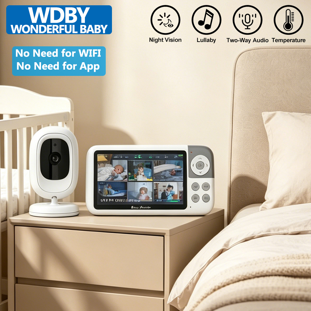 Zoom Audio Music - 5 Inch 1080P LCD Baby Monitor