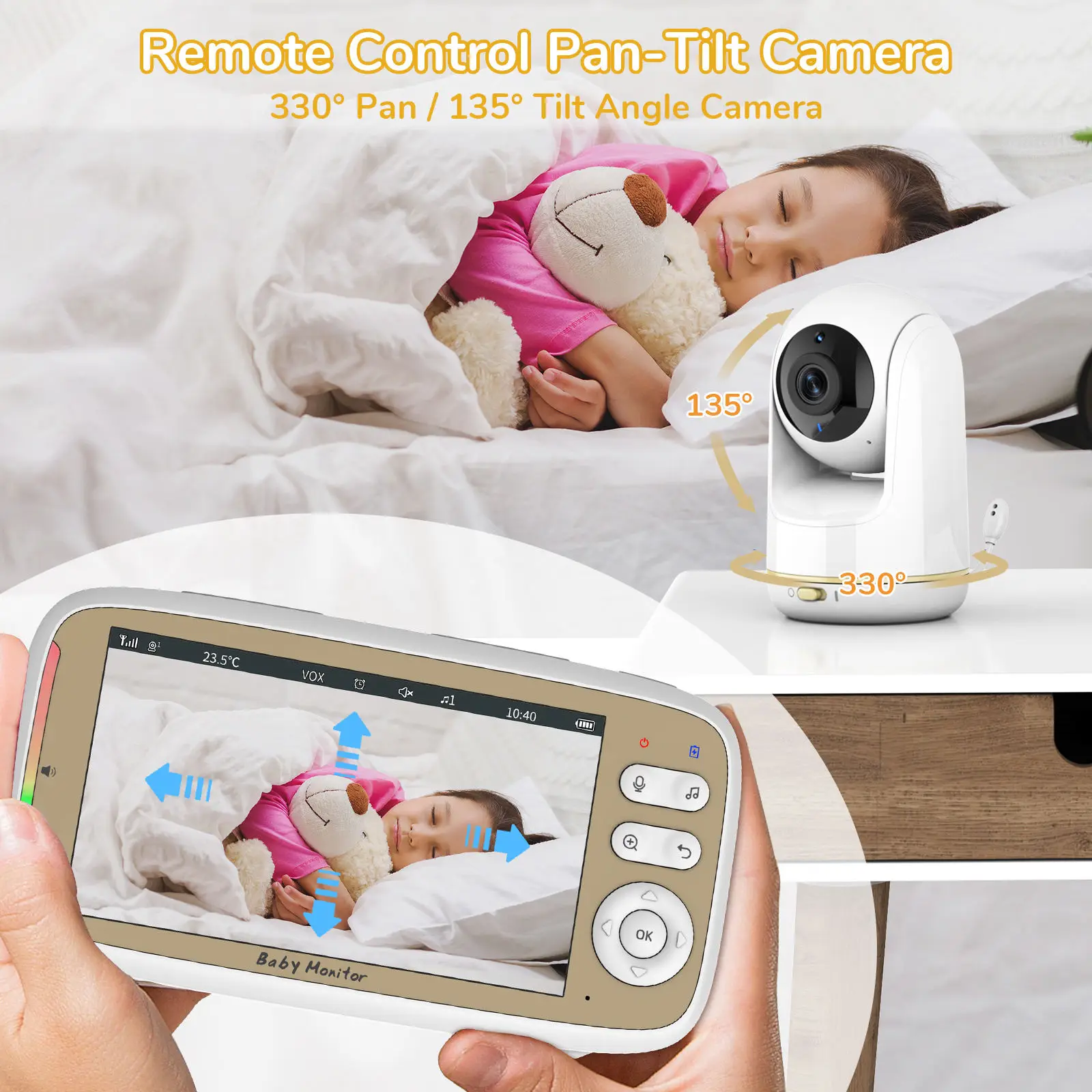 VB803 PRO Baby Monitor with 2p - đánh giá và giá Audio Music Video
