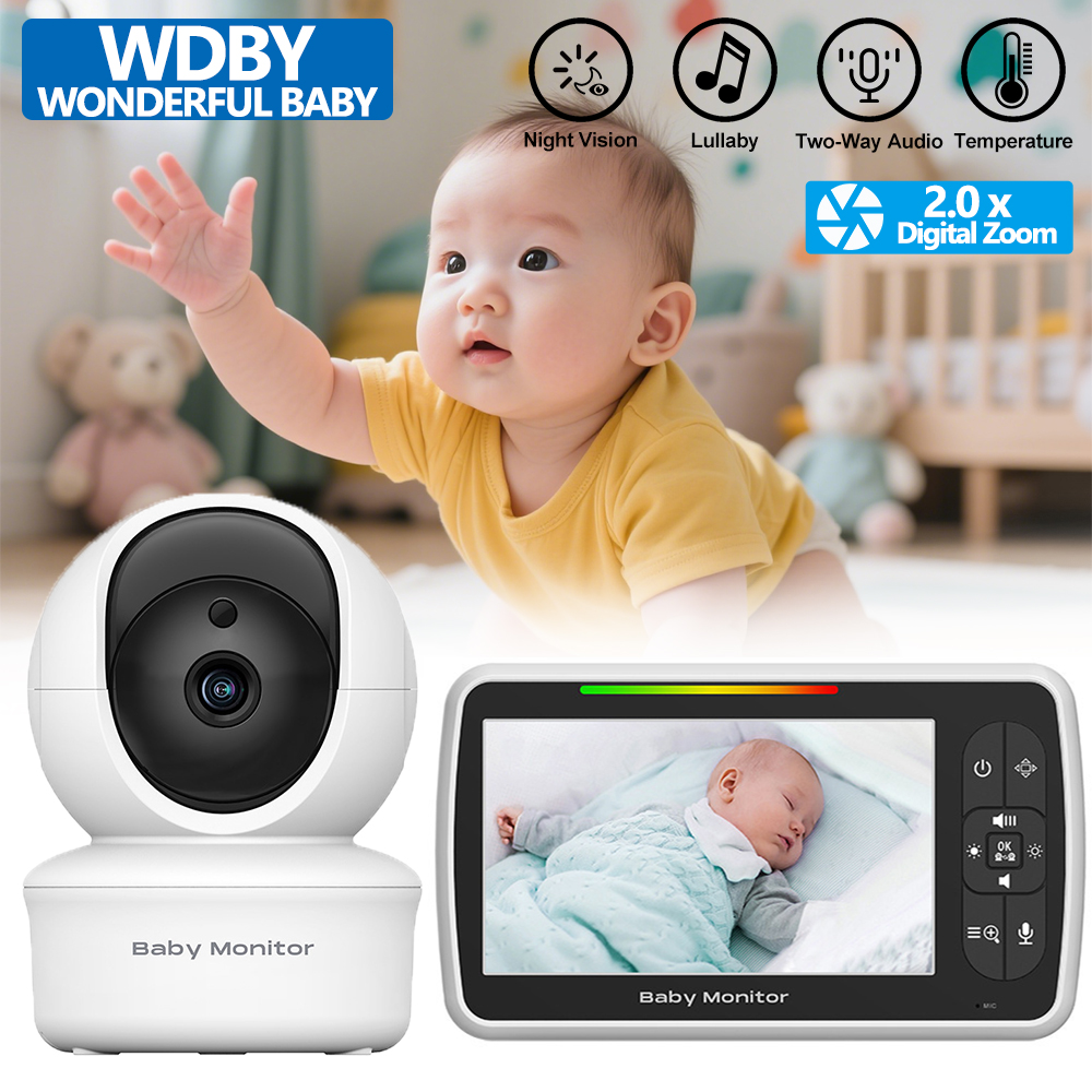 5.0 Inch Video Baby Monitor Wi - đánh giá và giá Zoom Audio Music