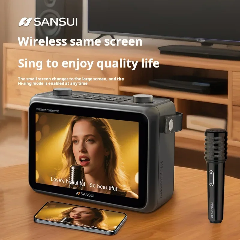 SANSUI K115 Video Karaoke Blue - đánh giá và giá Audio Music Lyrics