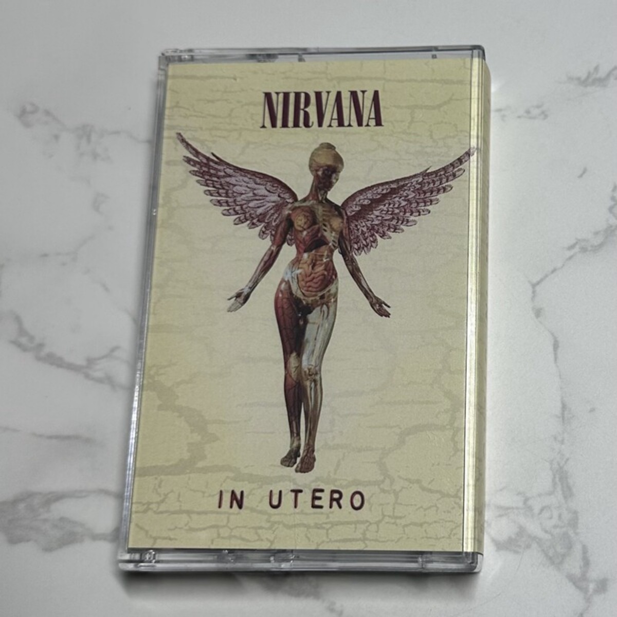 Nirvana in Utero Cassette Tape - đánh giá và giá Audio Music Lyrics