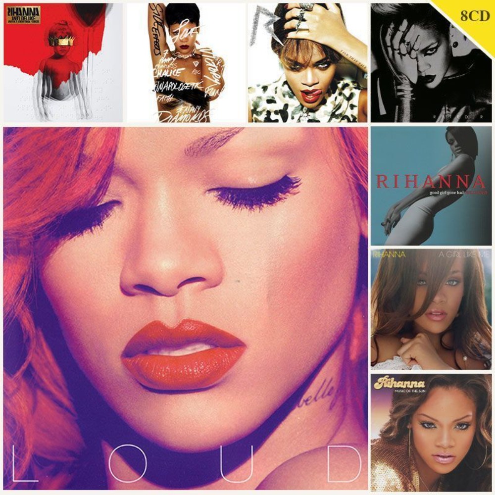 Rihanna 8CD（only Disc）Collecti - đánh giá và giá Audio Music Of