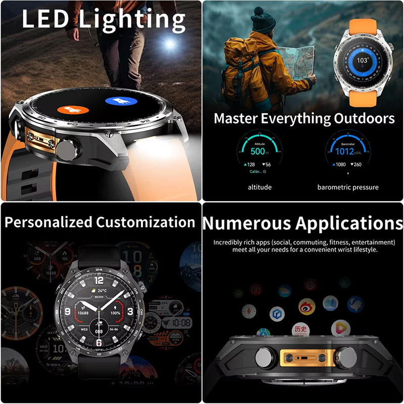 2026 New Men Smart Watch with  - đánh giá và giá Audio Music Light