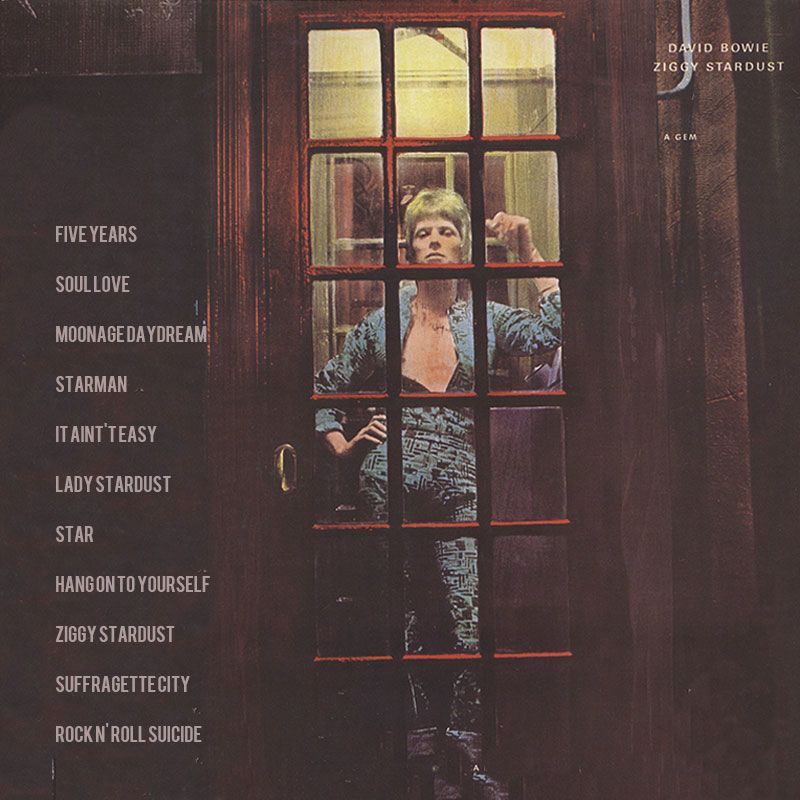 David Bowie 1972 Album 1 CD Lo - đánh giá và giá Audio Music Lyrics