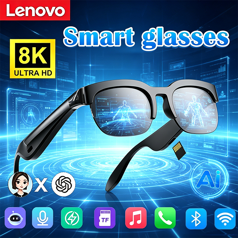 Lenovo BT Smart Audio Glasses  - đánh giá và giá Audio Music Video