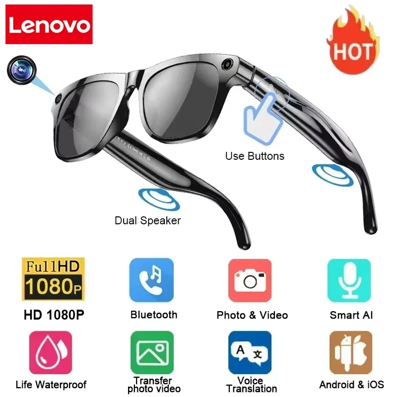 Lenovo 8K Vision AI Eyeglasses - đánh giá và giá Audio Music Video