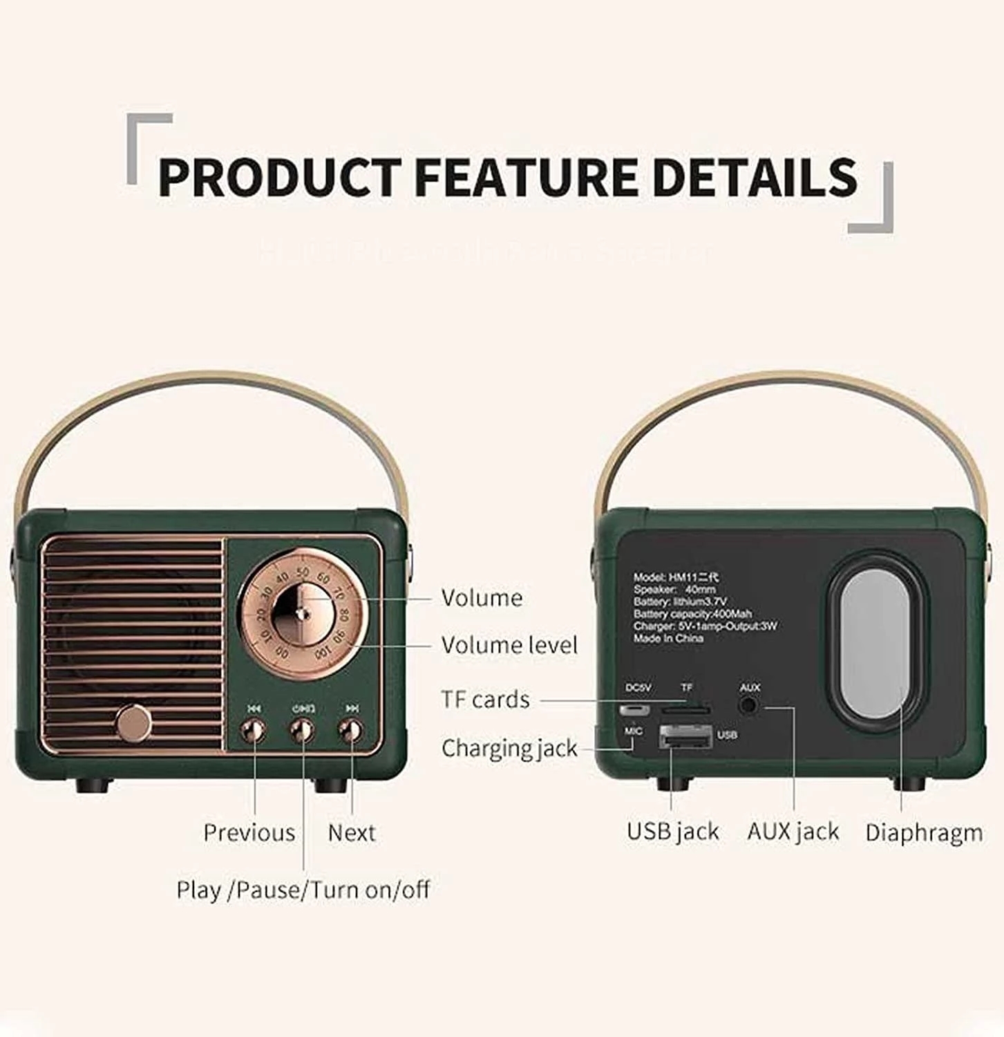 Wireless Caixa De Som Portable - đánh giá và giá Audio House Music