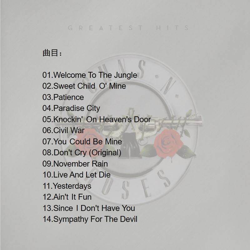 Guns N' Roses Greatest Hits 1C - đánh giá và giá Audio Music Lyrics