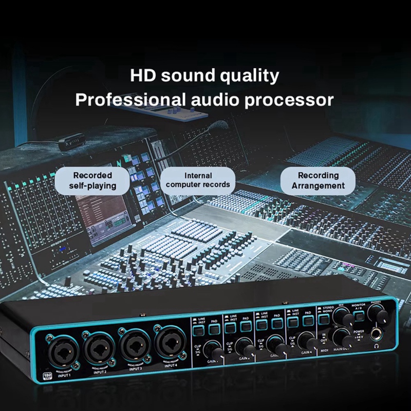 Audio Interface Sound Card Pro - đánh giá và giá Audio Music Instrumental