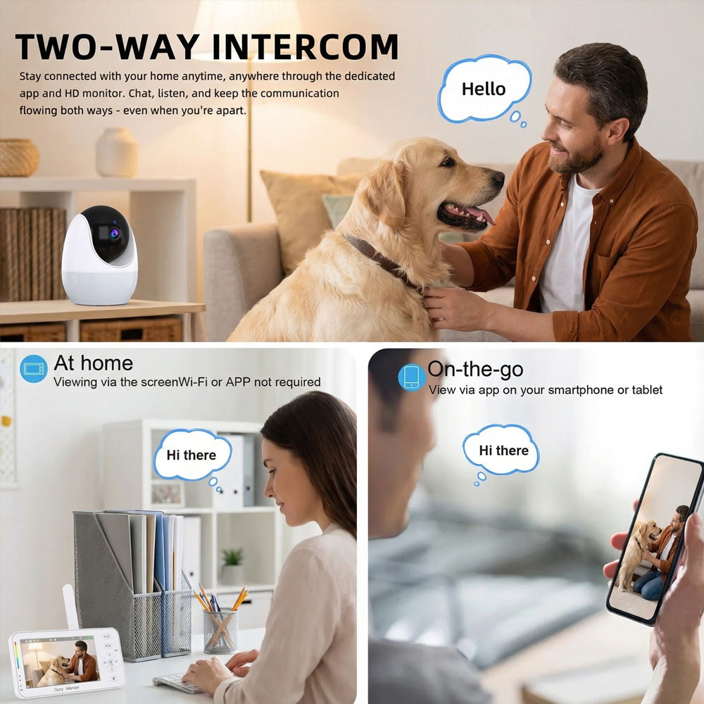Smart Baby Monitor with Night  - đánh giá và giá Audio Music App
