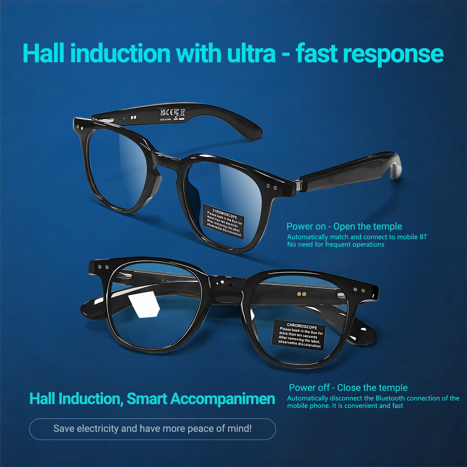 Photochromic Smart Glasses Ant - đánh giá và giá Audio Music Video