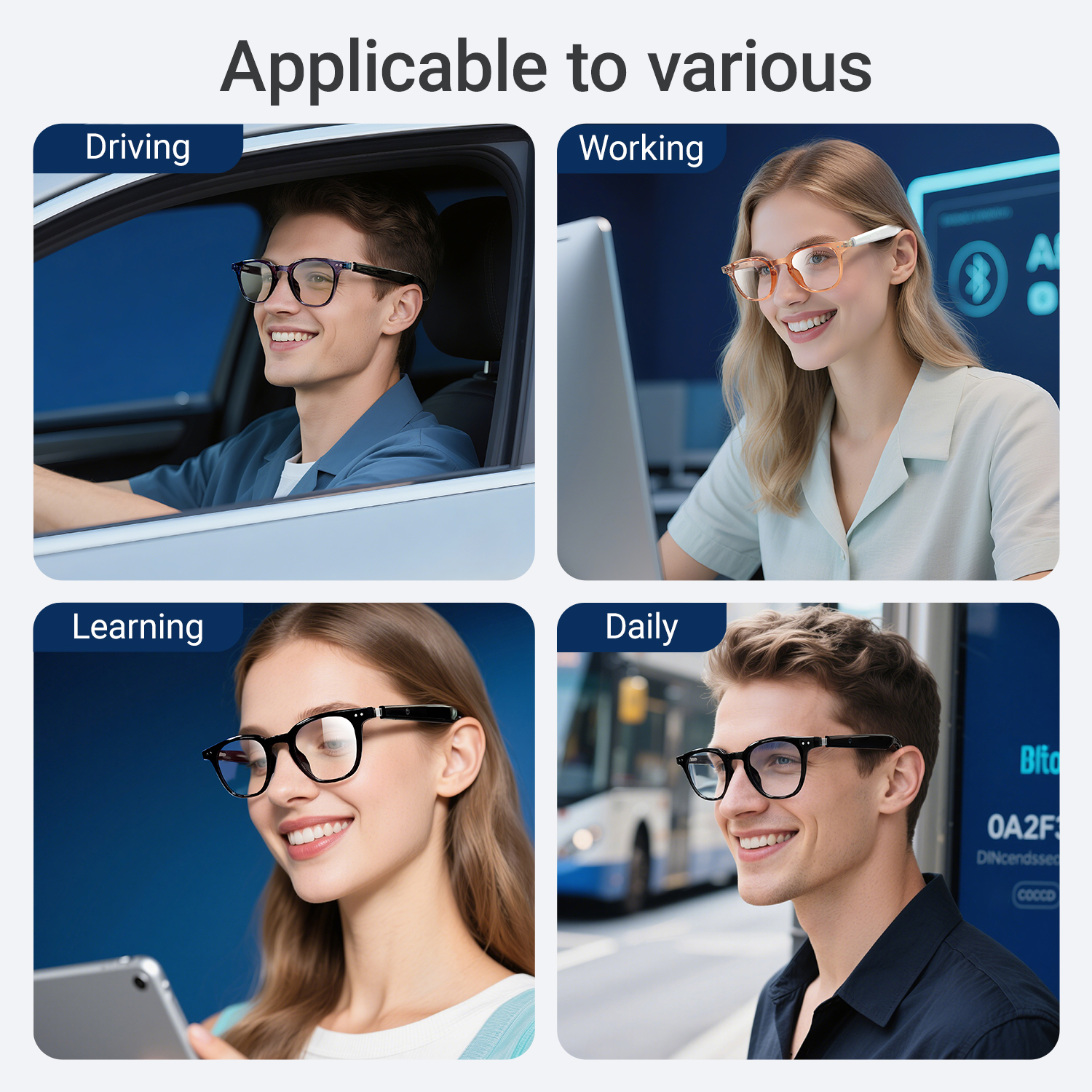Photochromic Smart Glasses Ant - đánh giá và giá Audio Music Video