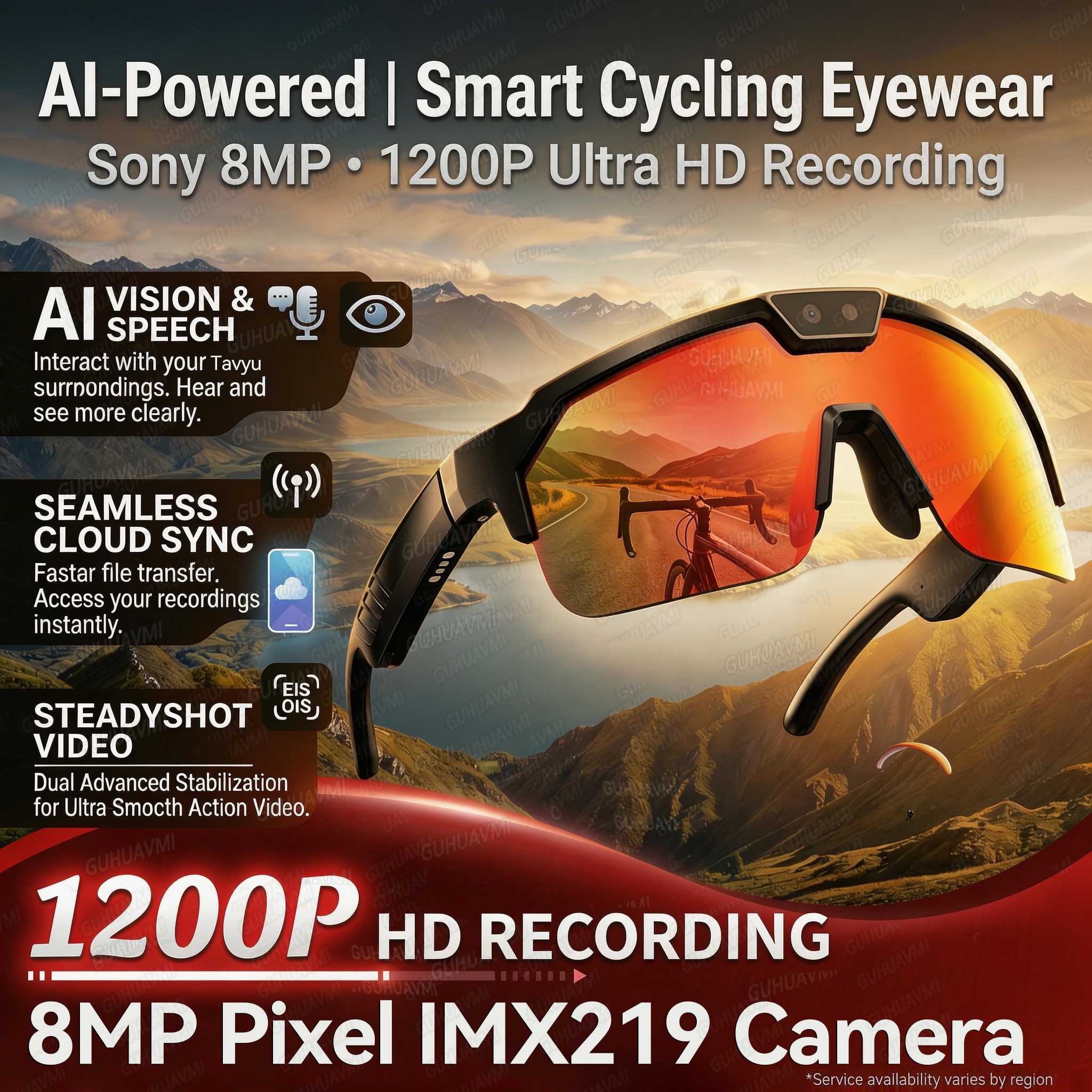 2026New AI Smart Glasses 1200P - đánh giá và giá Audio Music Video