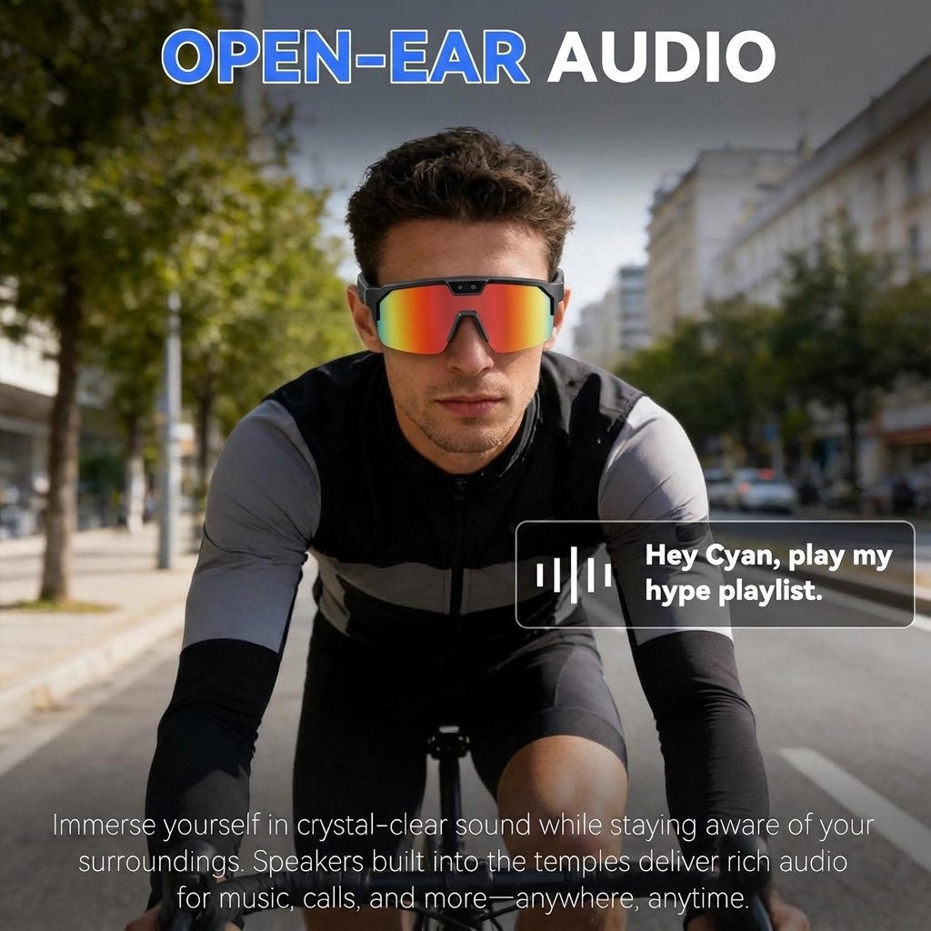 2026New AI Smart Glasses 1200P - đánh giá và giá Audio Music Video
