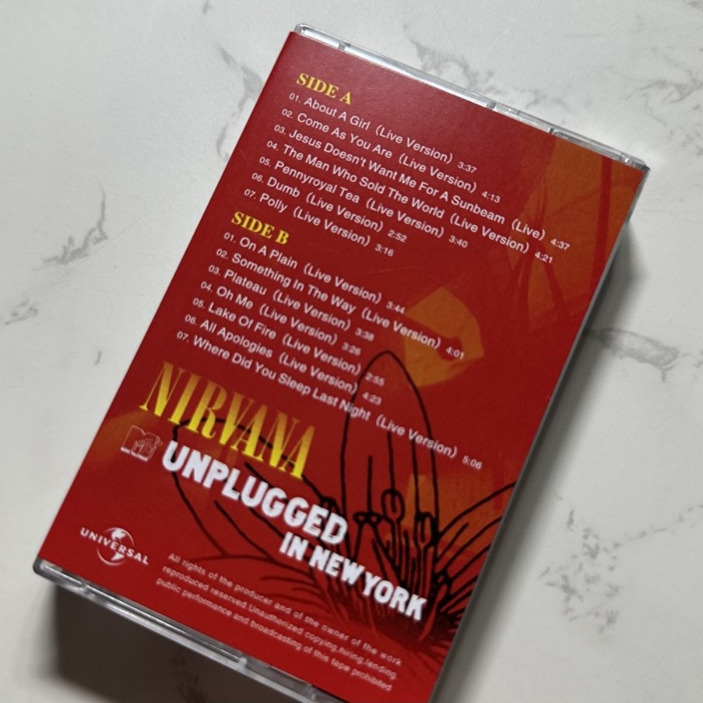 Nirvana Cassette Tape Rock Eng - đánh giá và giá Audio Music Lyrics