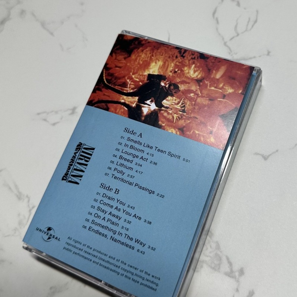 Nirvana Cassette Tape Rock Eng - đánh giá và giá Audio Music Lyrics