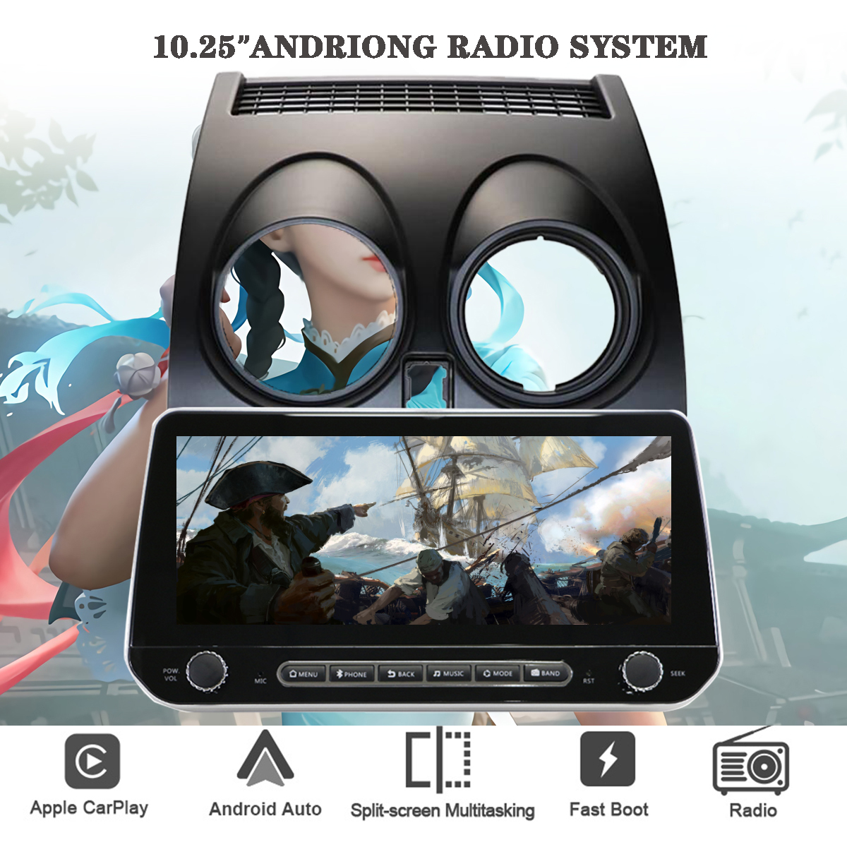 For Nissan Qashqai J10 2006 -  - đánh giá và giá Audio Music To Text
