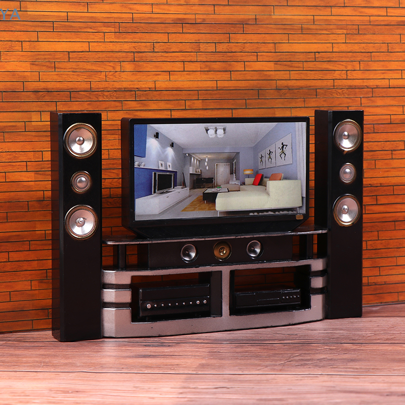 [L]1/12 Dollhouse Mini TV Audi - đánh giá và giá Audio House Music