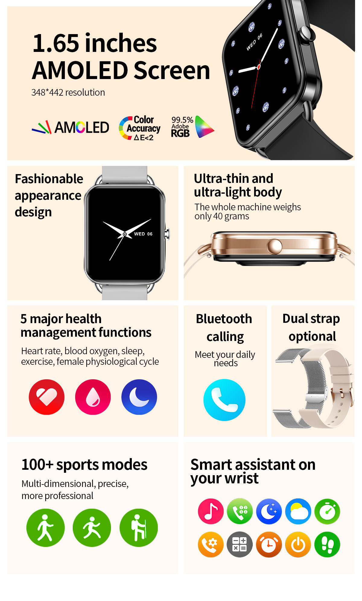 2024 Smart Watch Android Phone - đánh giá và giá Audio Music Light
