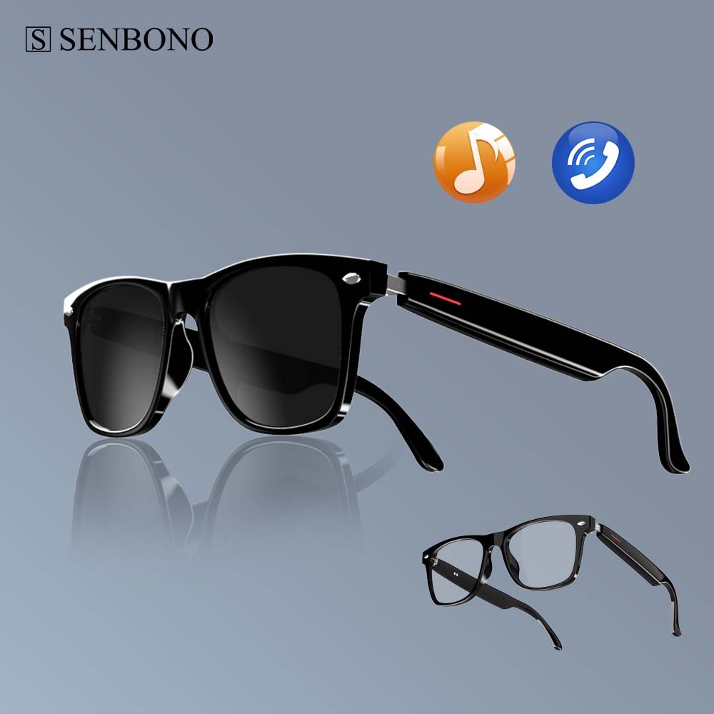 SENBONO E13 Smart Glasses:Blue - đánh giá và giá Audio Music Light